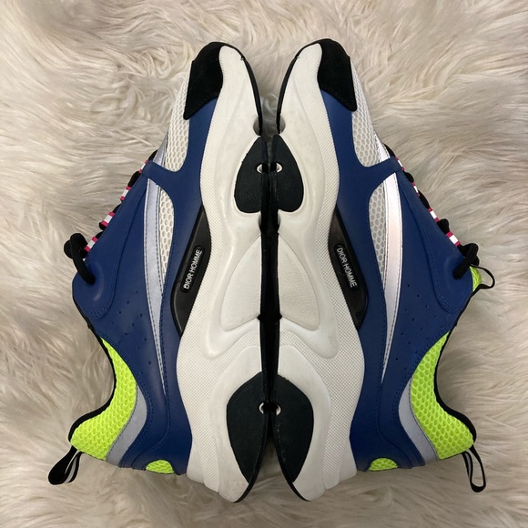 B22 SNEAKER
Blue Calfskin with Yellow and White Technical Mesh - Picture 7 of 16